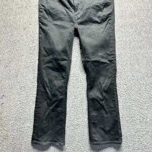 Demi Boot Crop Jeans Women’s Size 27 Black Mid Rise Stretch Fair Trade Denim